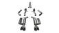 Corsa 17-18 Dodge Challenger 5.7L V8 Sport Cat-Back Dual Rear Exit w/3.5in Black Tips