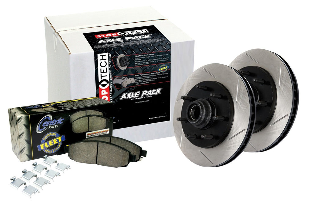 92-97 Subaru Alcyone SVX StopTech Power Slot Front Slotted Rotor Kit