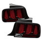 Spyder 05-09 Ford Mustang (Red Light Bar) LED Tail Lights - Black
