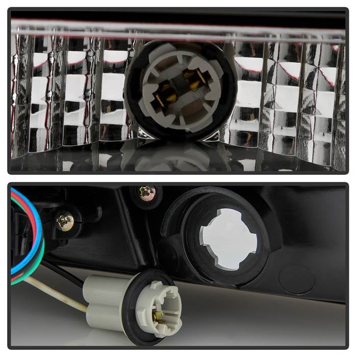 Spyder 05-09 Ford Mustang (Red Light Bar) LED Tail Lights - Black