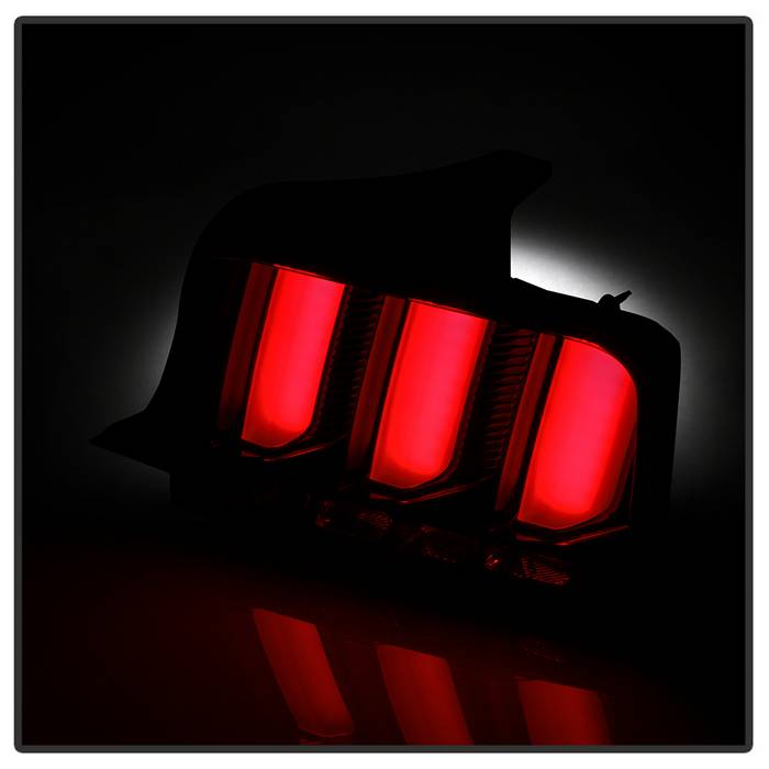 Spyder 05-09 Ford Mustang (Red Light Bar) LED Tail Lights - Smoke