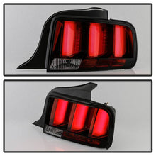 Load image into Gallery viewer, Spyder 05-09 Ford Mustang (Red Light Bar) LED Tail Lights - Smoke