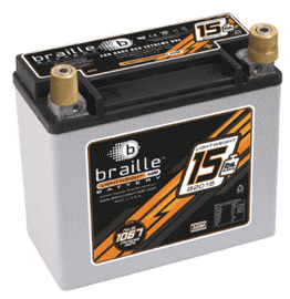 Braille Lightweight Advanced AGM Racing Battery B2015