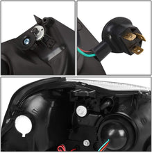 Load image into Gallery viewer, DNA Motoring 99-00 Honda Civic Black LED DRL Projector Headlights