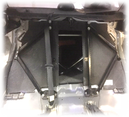 X Brace for rear seats Subaru Impreza 2001-2007