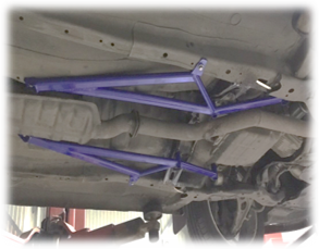 KEIN Central Floor Brace
for SUBARU IMPREZA 2001-07 Impreza
Installation with AT or MT transmission