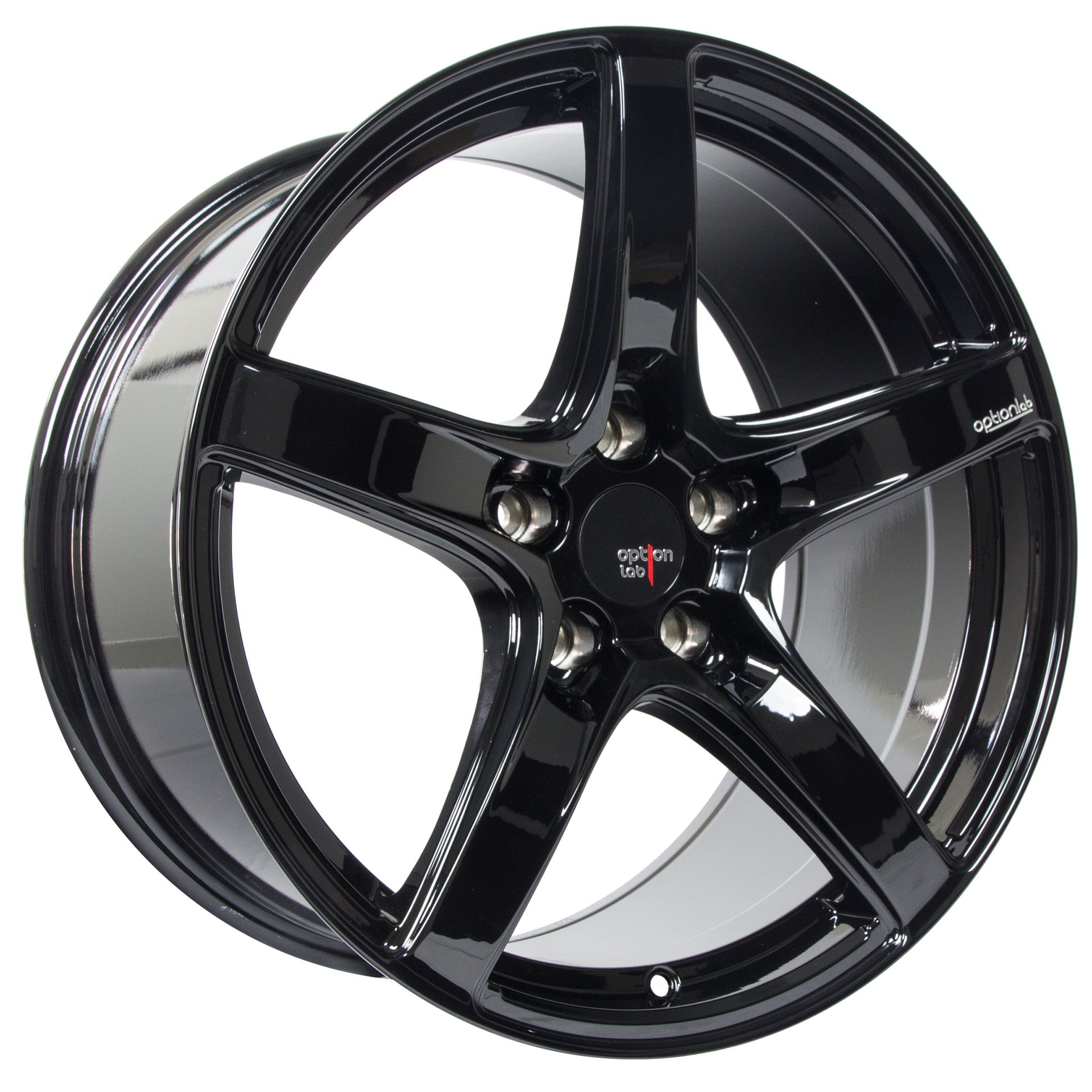 Option Lab Wheels R555 18x9.5 +38 5x114.3 Gotham Black