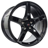 Option Lab Wheels R555 18x8.5 +40 5x108 Gotham Black