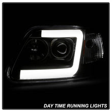 Load image into Gallery viewer, Spyder 97-03 Ford F-150 Light Bar Projector Headlights - Blk