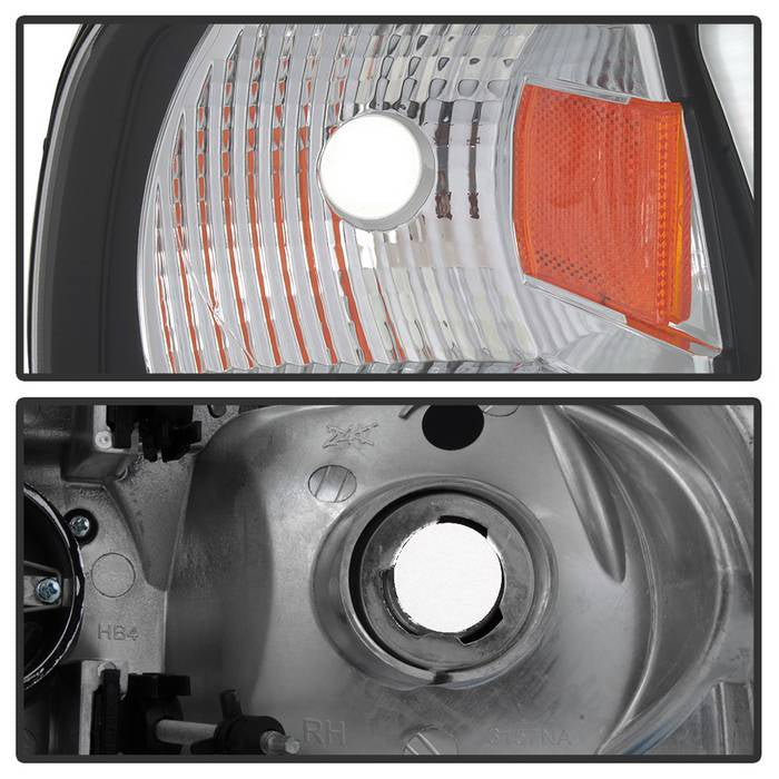 Spyder 97-03 Ford F-150 Light Bar Projector Headlights - Blk