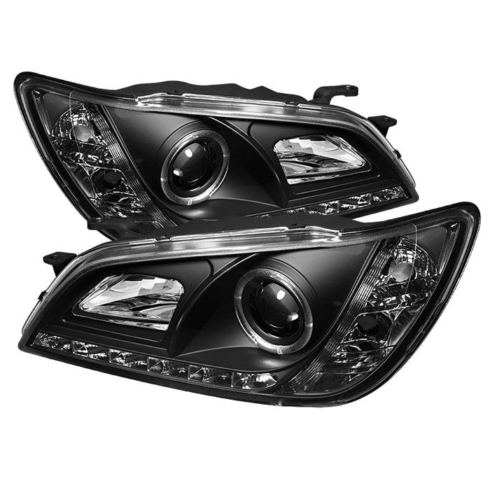 Spyder Lexus IS300 01-05 Projector Headlights Xenon/HID - LED Halo DRL Blk