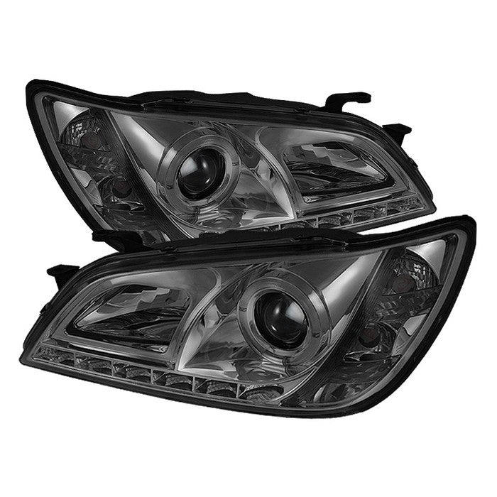 Spyder Lexus IS300 01-05 Projector Headlights Xenon/HID - LED Halo DRL Smoked