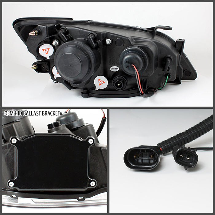 Spyder Lexus IS300 01-05 Projector Headlights Xenon/HID - LED Halo DRL Smoked