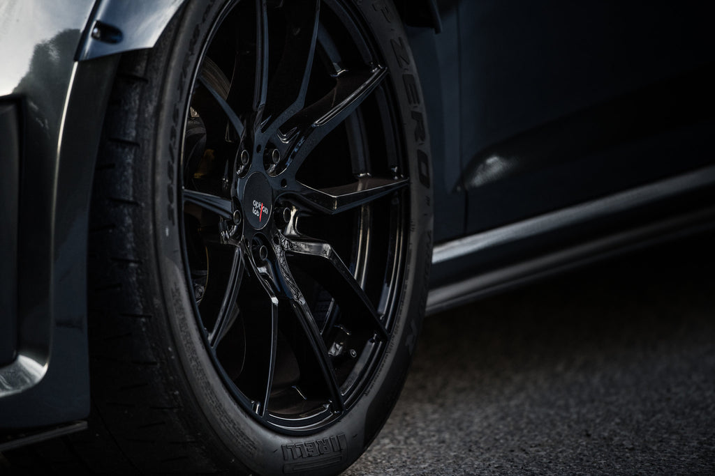 Option Lab Wheels R716 18x9.5 35 5x114.3 Gotham Black