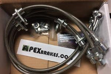 Load image into Gallery viewer, 92-97 Subaru Alcyone SVX Apex Stainless Steel Braided Brake Lines