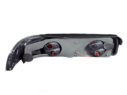 ANZO 1990-1993 Acura Integra Taillights Black w/ Halo