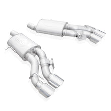 Load image into Gallery viewer, Stainless Works 2016-18 Cadillac CTS-V Sedan Axleback System Dual-Mode Turbo Mufflers 4in Tips