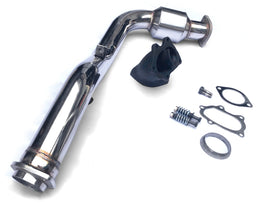 AVO Exhaust 3in Stainless Steel Downpipe w/Cat - 02-07 Subaru WRX (2.0L/2.5L) / 04-07 Subaru STI
