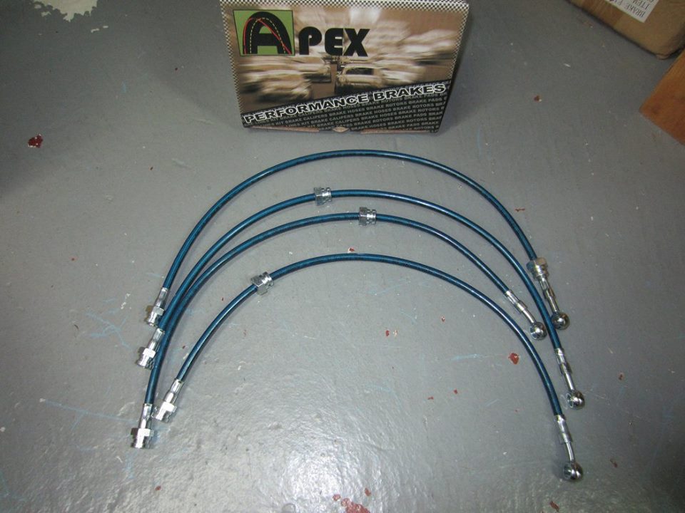 92-97 Subaru Alcyone SVX Apex Stainless Steel Braided Brake Lines