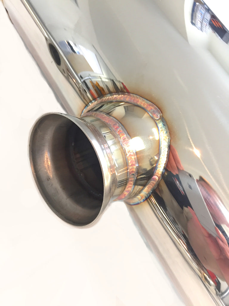 AVO 13+ Subaru BRZ/13+ Scion FR-S 3in Stainless Steel Cat-Back Exhaust Titanium Tip