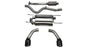 Corsa 12-14 Scion FRS / Subaru BRZ Black Tip Sport Cat-Back Exhaust