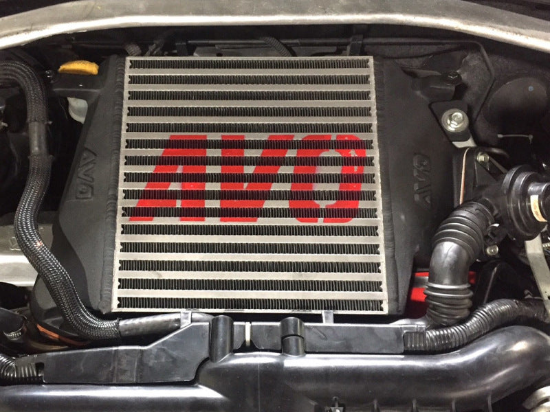 AVO Intercooler Top Mount Intercooler - 08-14 Subaru WRX / 09-13 Subaru Forester XT (EJ25) - Black