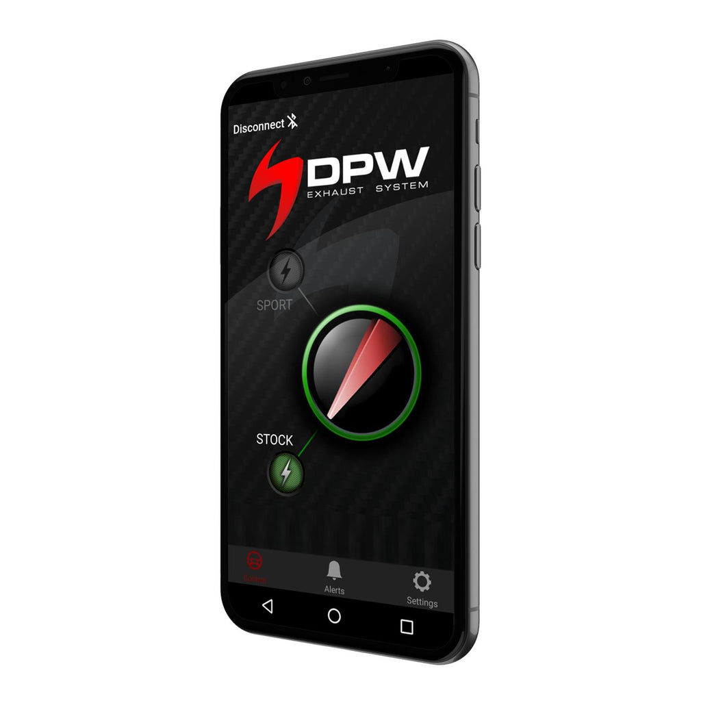 DPW ELECTRIC EXHAUST CUTOUT EVO 2.5 IN DOUBLE