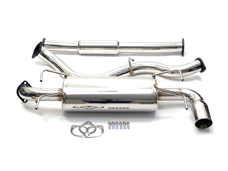 AVO Exhaust 3in Stainless Steel Cat Back Exhaust - 08-10 Subaru WRX 5-Door Hatch