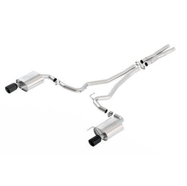 Ford Racing 2016 Mustang 5.0L EC-Type Cat-Back Exhaust System Black Chrome