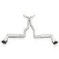 Stainless Works 10-15 Camaro 6.2L 3in Dual Chambered Catback System X-Pipe Factory Connect