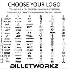 Load image into Gallery viewer, BILLETWORKZ CUSTOM ENGRAVED - TITANIUM KNOBS