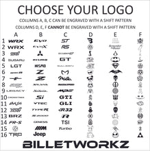 Load image into Gallery viewer, BILLETWORKZ CUSTOM ENGRAVED - WEIGHTED KNOBS