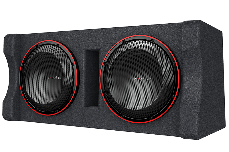 Kenwood eXcelon Dual 12" Preloaded High Power
Subwoofer Enclosure