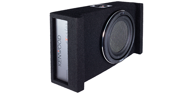 Kenwood eXcelon 10" Subwoofer with
Sealed Down-Firing Enclosure