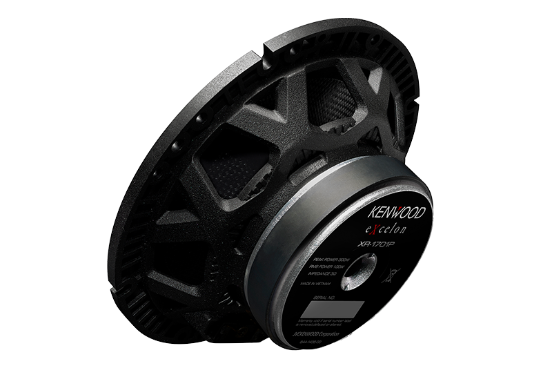 Kenwood eXcelon High-Resolution Audio Certified
6-1/2" Component Speaker