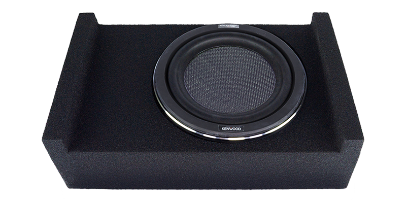 Kenwood eXcelon 10" Subwoofer with
Sealed Down-Firing Enclosure
