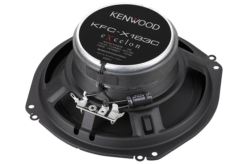 Kenwood eXcelon 7" Oversized Custom Fit
2-way Speaker System