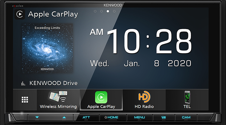 Kenwood eXcelon 6.8" HD Capacitive Screen Media Receiver