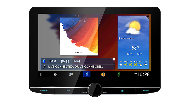 Kenwood eXcelon 10.1 HD Capacitive Screen Media Receiver