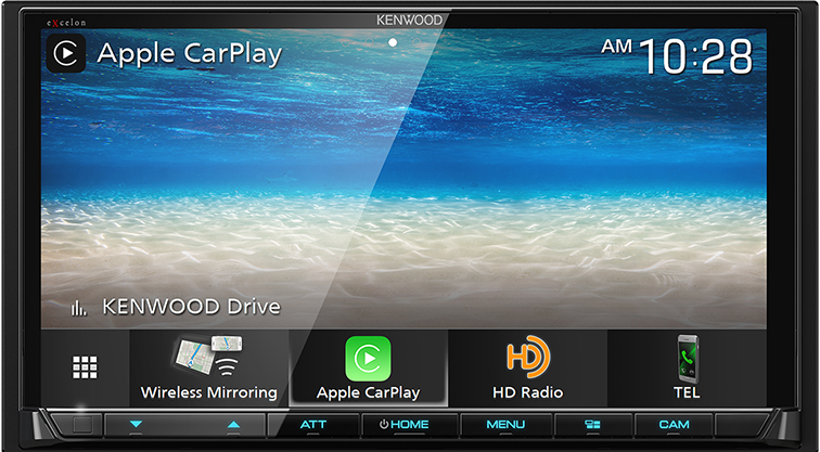 Kenwood eXcelon 6.95" WVGA Capacitive Screen Media Receiver