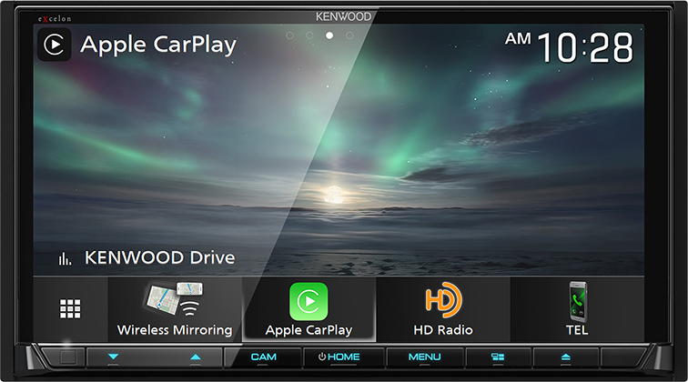 Kenwood eXcelon 6.95" WVGA Capacitive Screen DVD Receiver