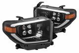 AlphaRex Nova-Series LED Heads:  Toyota Tundra (14-20)  - Gloss Black (Set)