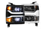 XB LED Heads: Chevrolet Silverado 1500 (14-15) (Pair / ASM)