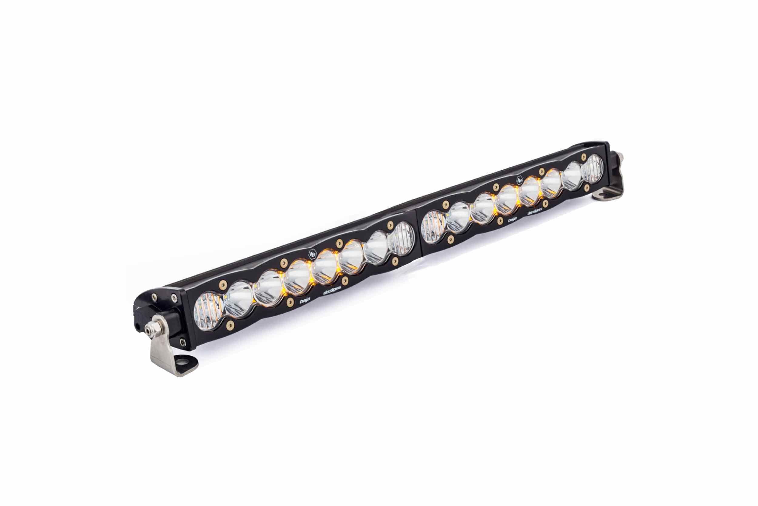 20" S8 Series LED Light Bar: (White / Wide Driving Beam)