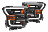 AlphaRex Pro-Series Halogen Heads: Ford F150 (15-17) - Matte Black (Set)