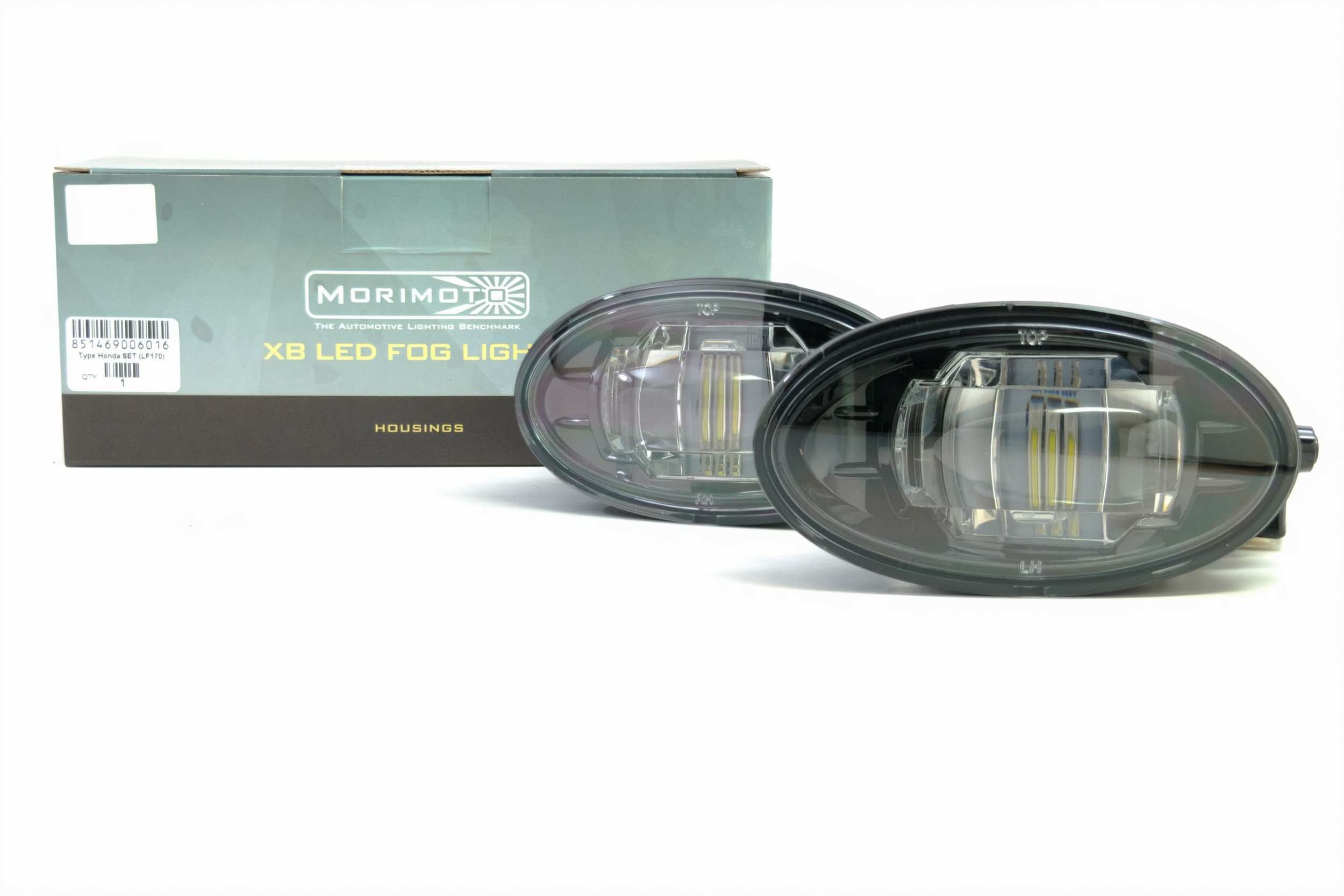 Morimoto XB LED Fogs: Type H (Set / Black)