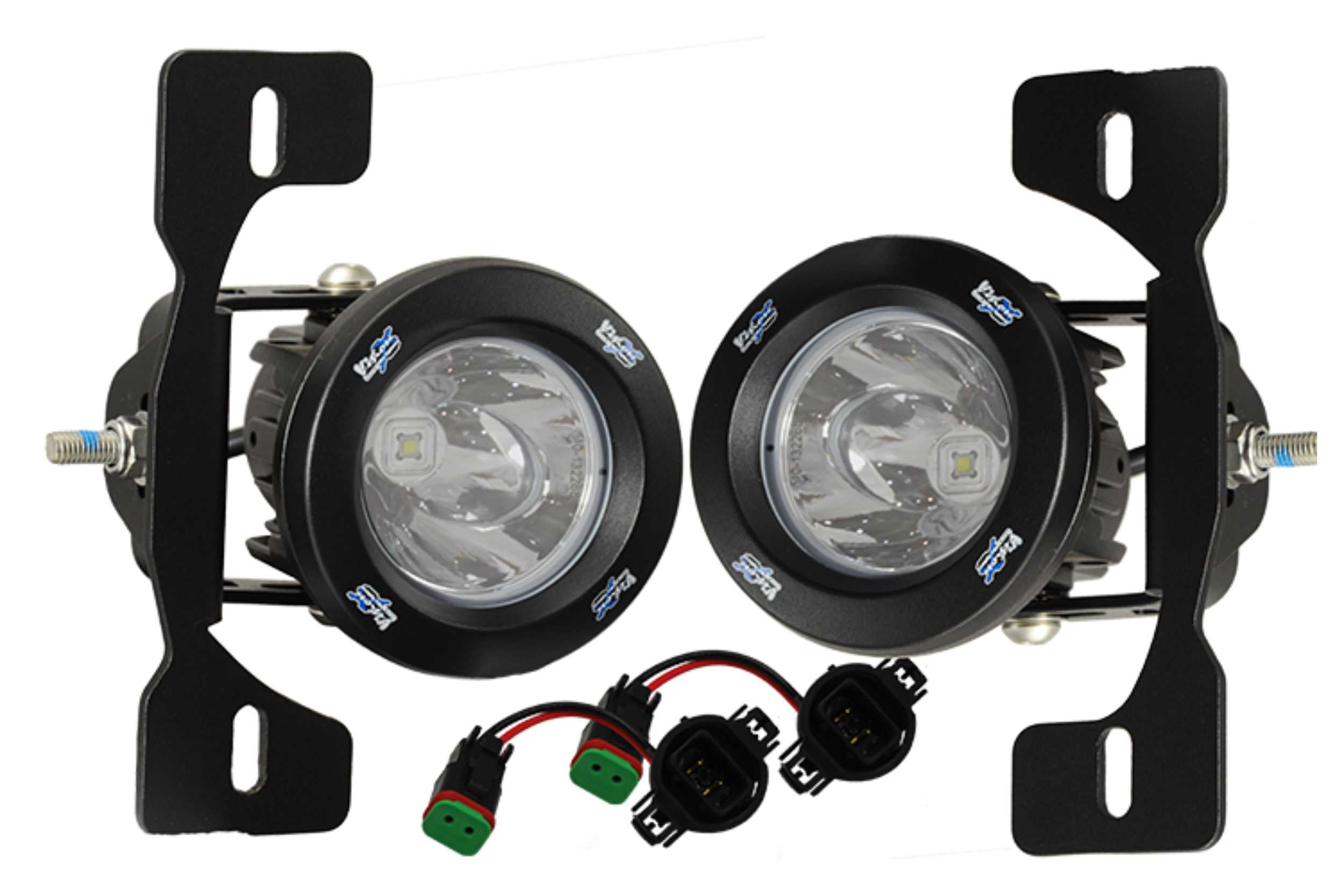 Vision X LED Fog Light System: Wrangler JK  X (13-17) (2x XIL-OPRH115 Pods)