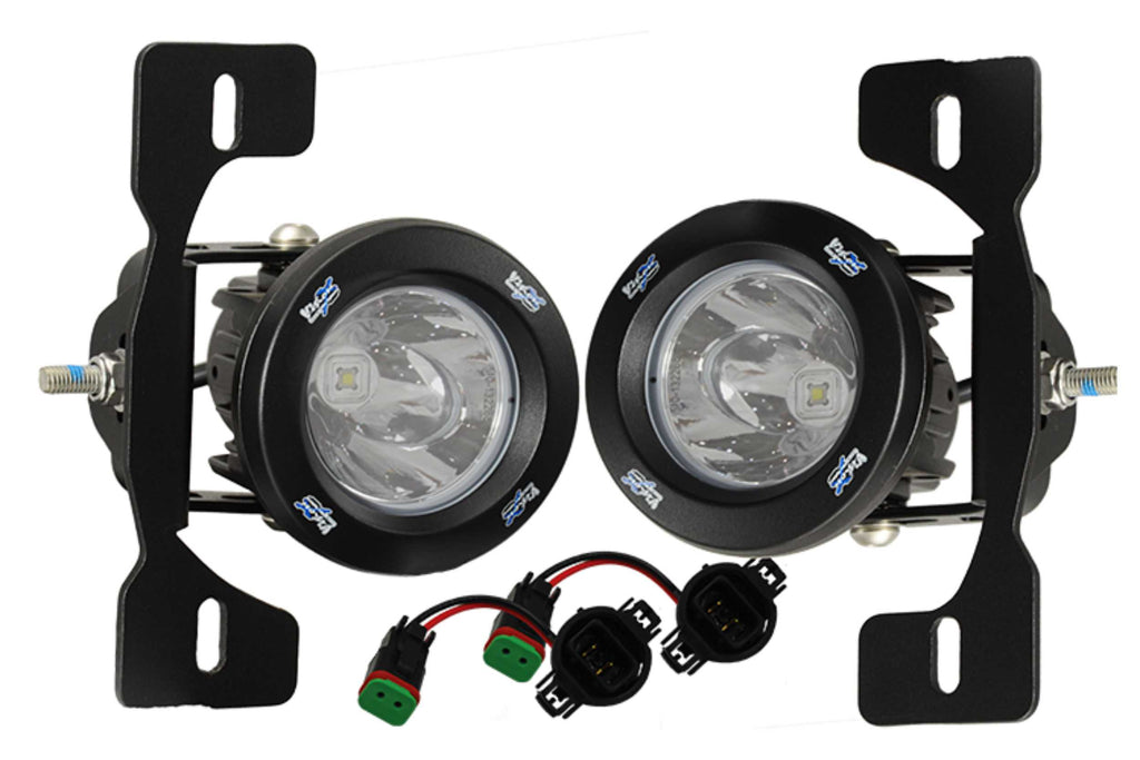 Vision X LED Fog Light System: Wrangler JK  X (13-17) (2x XIL-OPRH115 Pods)