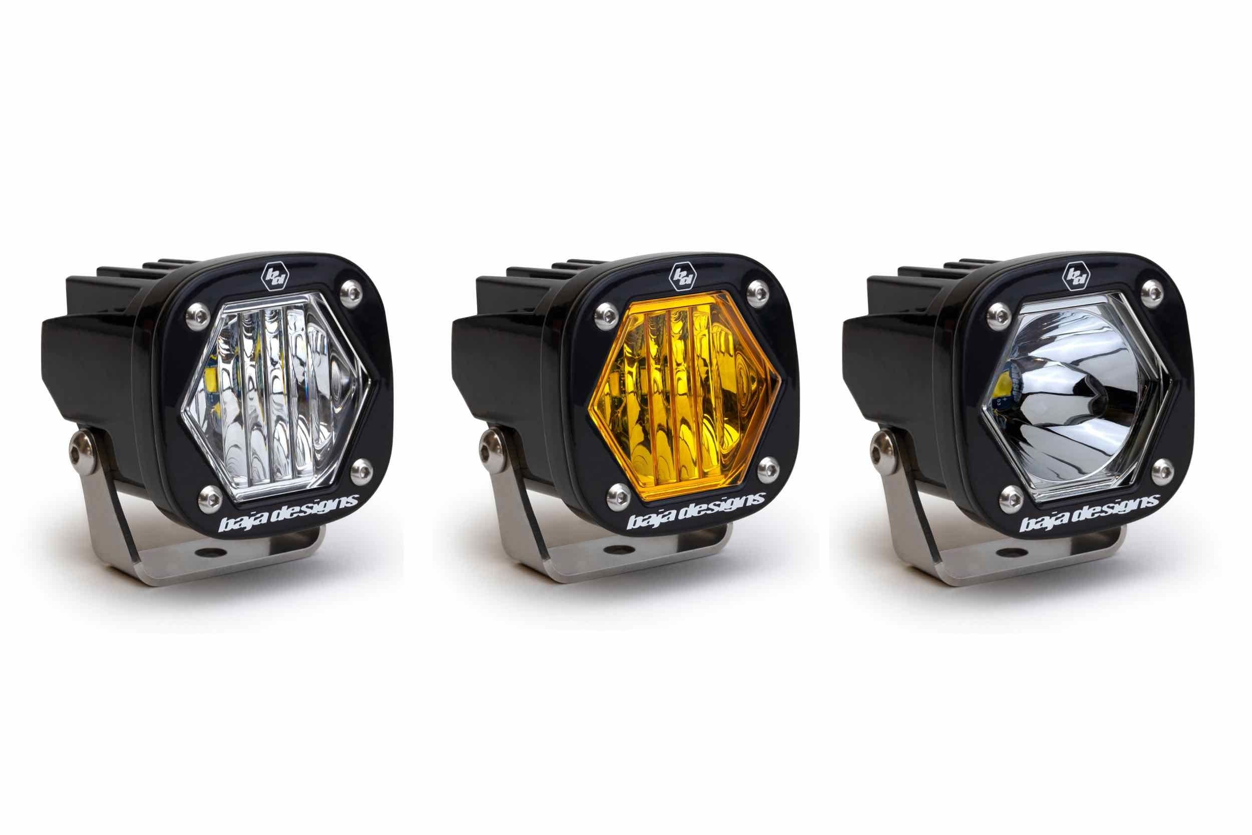 S1 LED Pod w/ Bracket (Each / White / Spot Beam) (Laser Model)