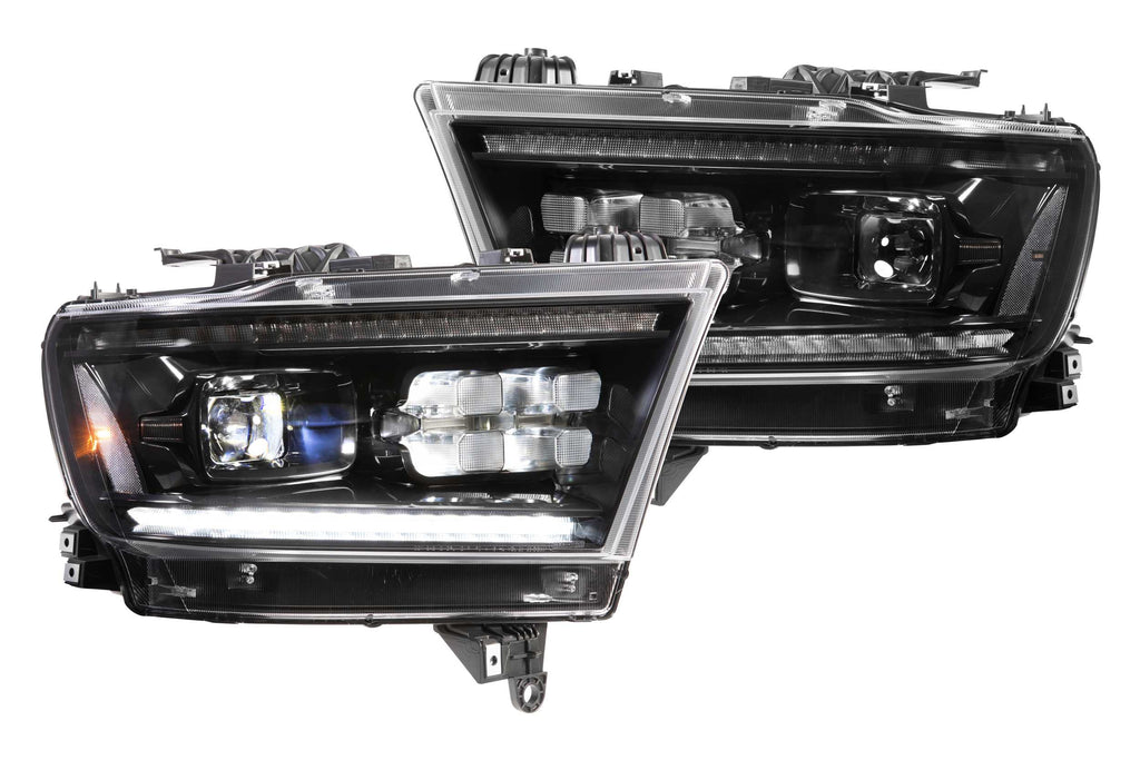 XB LED Heads: Dodge Ram 1500 (2019+) (Set / Black)